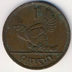 Ирландия 1 пенни 1952 год