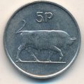 Ирландия 5 пенсов 1982 год - Бык. Кельтская арфа