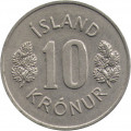 Исландия 10 крон 1978 год - Герб