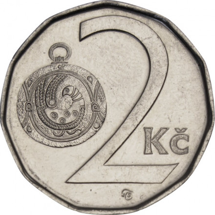 Чехия 2 кроны 2011 год