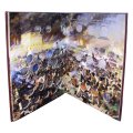 Альбом-книга для 2, 5,10 - рублевых монет к празднованию 200-летия победы России в войне 1812 г. (цвет:бордовый)