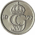 Швеция 10 эре 1977 год
