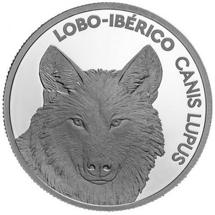 Португалия 5 евро 2019 год - Иберийский волк