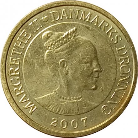 Дания 10 крон 2007 год - Сказки Г.Х.Андерсена. Соловей - VF