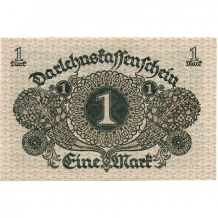 Веймарская республика 1 марка 1920 год - aUNC