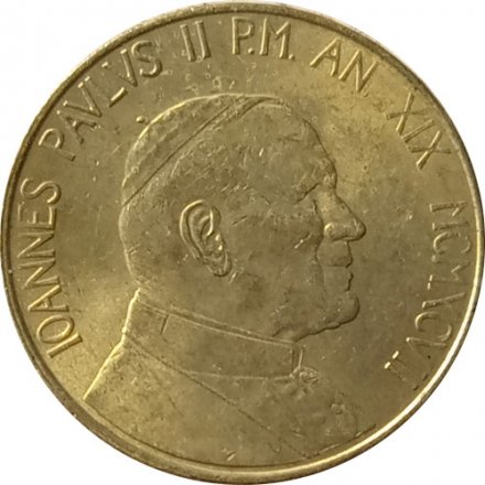 Ватикан 20 лир 1997 год