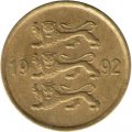 Эстония 10 сентов 1992 год