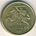 Литва 20 центов 1998 год