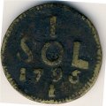 Люксембург 1 соль 1796 год