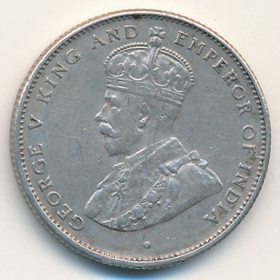 Цейлон 50 центов 1917 год