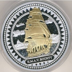 Монета Острова Питкэрн 2 доллара 2008 год