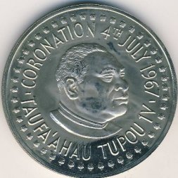 Тонга 2 паанга 1967 год