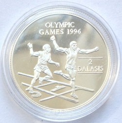 Гамбия 2 даласи 1996 год - XXVI Летние Олимпийские игры 1996 года в Атланте