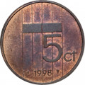 Нидерланды 5 центов 1998 год