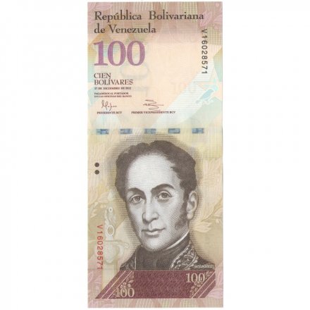 Венесуэла 100 боливаров 2012 год UNC