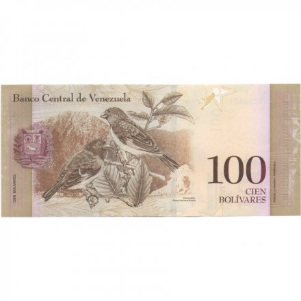 Венесуэла 100 боливаров 2012 год UNC