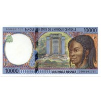 Чад (Центральная Африка) 10000 франков 2000 год - литера P - UNC