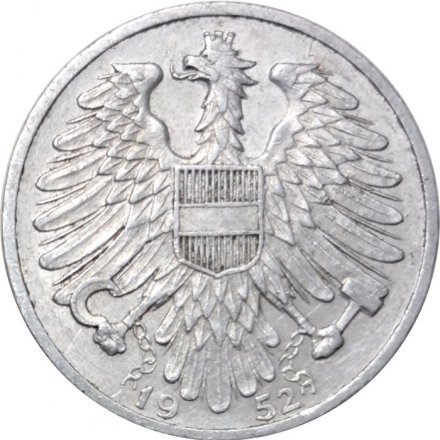 Австрия 1 шиллинг 1952 год