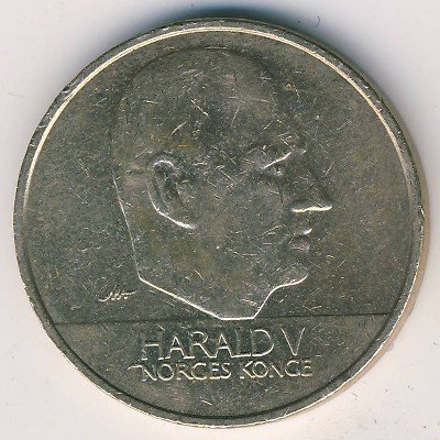Норвегия 20 крон 2003 год - Король Харальд V