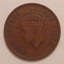 Монета Британский Гондурас 1 цент 1949 год