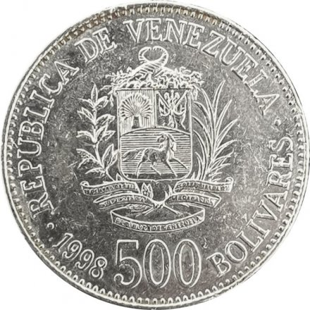 Венесуэла 500 боливаров 1998 год - Симон Боливар