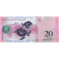 Венесуэла 20 боливаров 2013 год - Луиза Касерес де Арисменди UNC