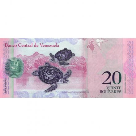 Венесуэла 20 боливаров 2013 год - Луиза Касерес де Арисменди UNC