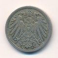 Германия 5 пфеннигов 1892 год (A)