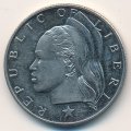Либерия 50 центов 1975 год