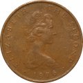Остров Мэн 2 пенса 1976 год - Малый буревестник