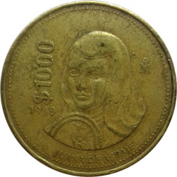 Мексика 1000 песо 1989 год