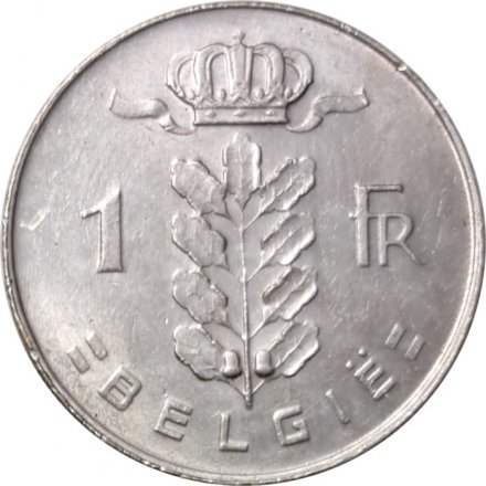 Бельгия 1 франк 1973 год BELGIE