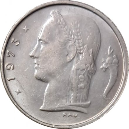 Бельгия 1 франк 1973 год BELGIE