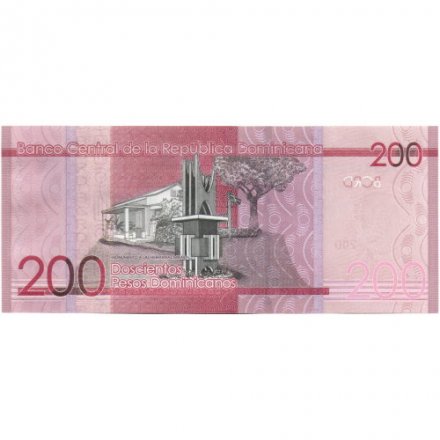 Доминикана 200 песо 2021 год - Сестры Мирабель UNC