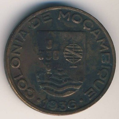 Мозамбик 20 сентаво 1936 год