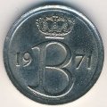 Бельгия 25 сантимов 1971 год BELGIQUE