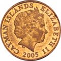 Каймановы острова 1 цент 2005 год