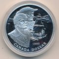 Канада 1 доллар 1995 год - 325 лет Компании Гудзонова залива (Proof)