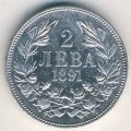 Болгария 2 лева 1891 год