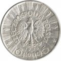 Польша 5 злотых 1935 год - Юзеф Пилсудский