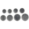 Набор из 8 монет Бразилия 1986 - 1988 год