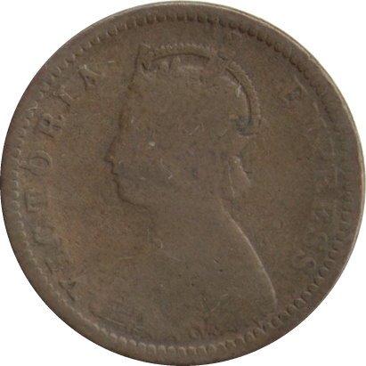 Британская Индия 1/12 анны 1894 год