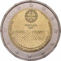 Португалия 2 евро 2008 год - 60 лет декларации прав человека