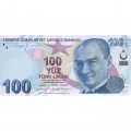 Турция 100 лир 2009 (2022) год - Мустафа Кемаль Ататюрк UNC
