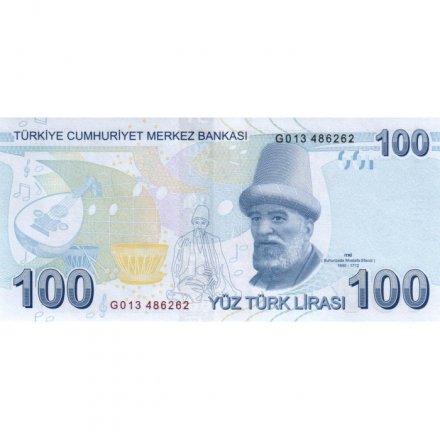 Турция 100 лир 2009 (2022) год - Мустафа Кемаль Ататюрк UNC