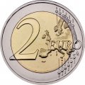 Ватикан 2 евро 2007 год - 80 лет со дня рождения Папы Римского Бенедикта XVI