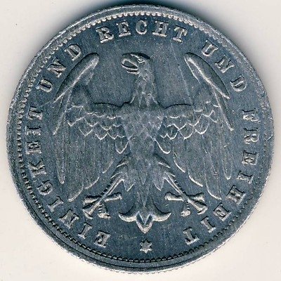 Веймарская республика 500 марок 1923 год (E)