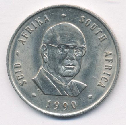 ЮАР 1 рэнд 1990 год