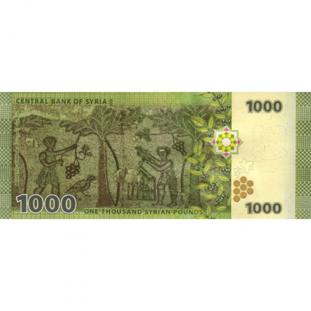 Сирия 1000 фунтов 2013 год - UNC