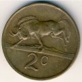 ЮАР 2 цента 1972 год